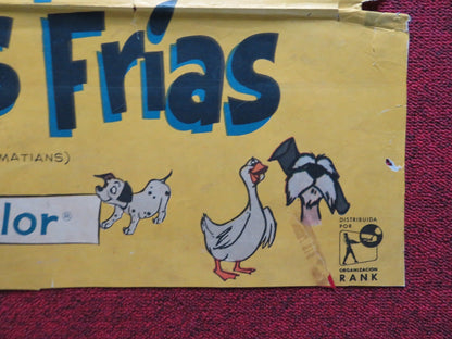 ONE HUNDRED AND ONE DALMATIANS SPANISH POSTER DISNEY ROD TAYLOR 1961 Rendezvous Cinema Movie posters