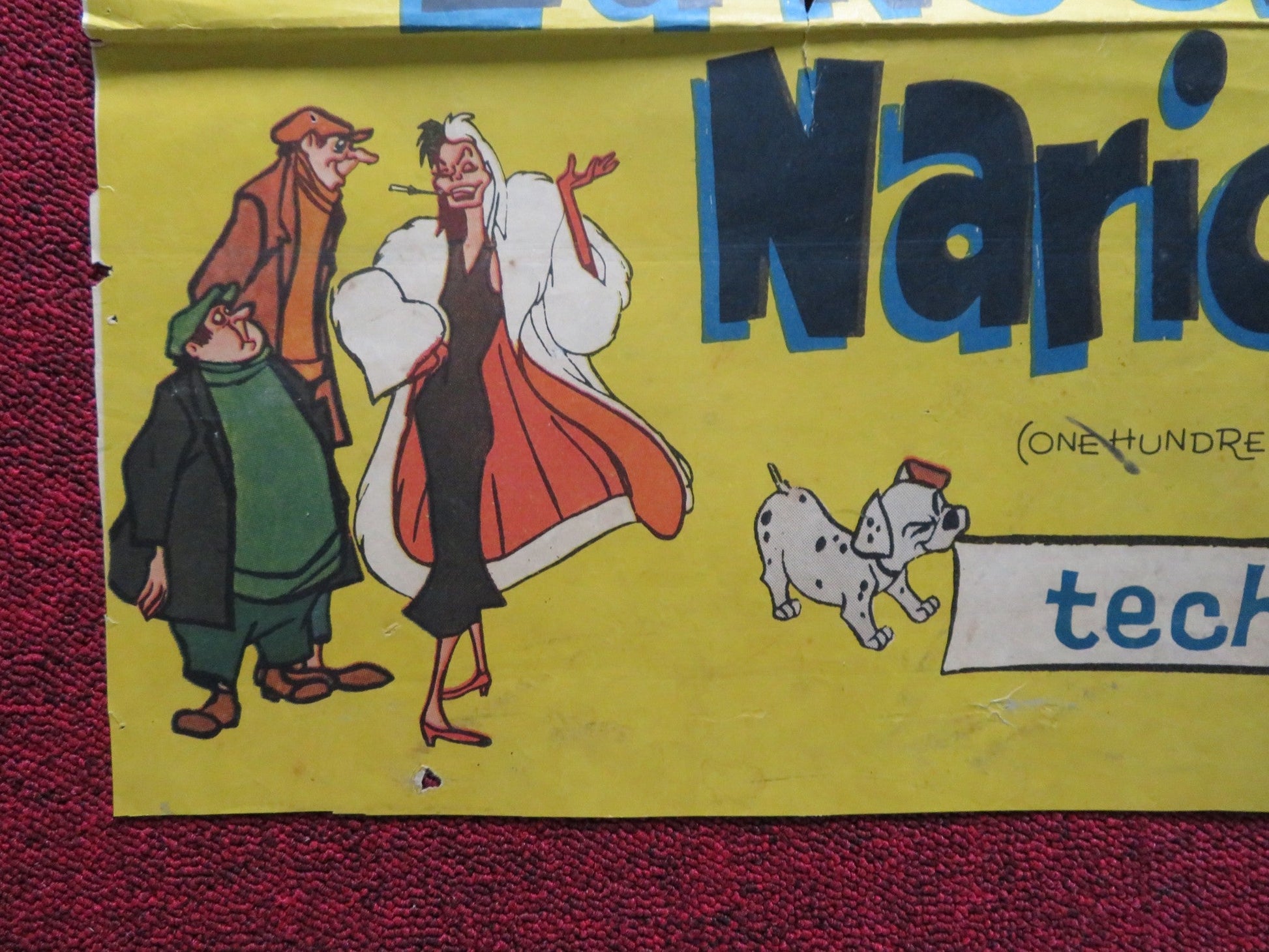 ONE HUNDRED AND ONE DALMATIANS SPANISH POSTER DISNEY ROD TAYLOR 1961 Rendezvous Cinema Movie posters