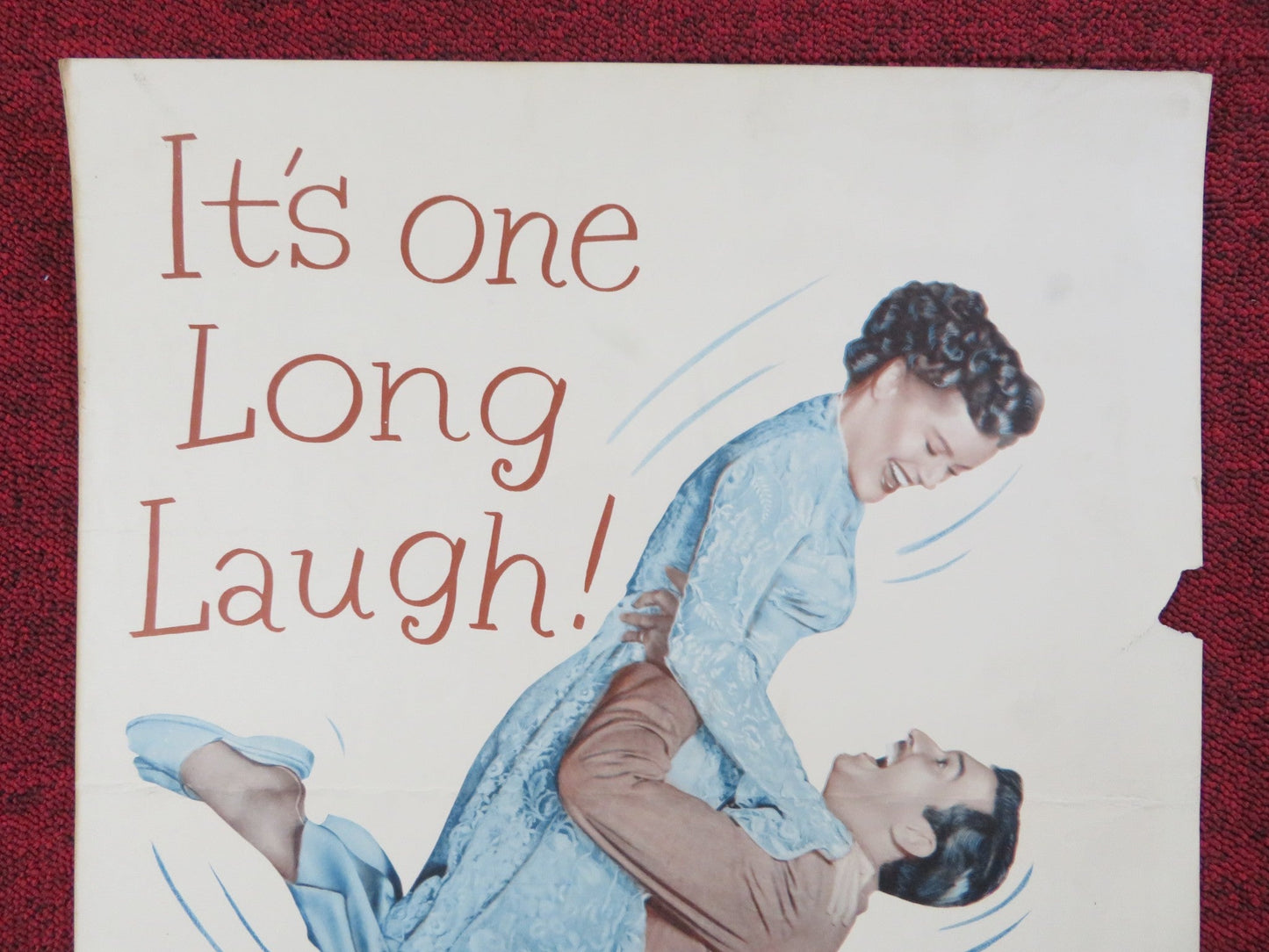 ONE LAST FLING US INSERT (14"x 36") POSTER ALEXIS SMITH ZACHARY SCOTT 1949 Rendezvous Cinema Movie posters