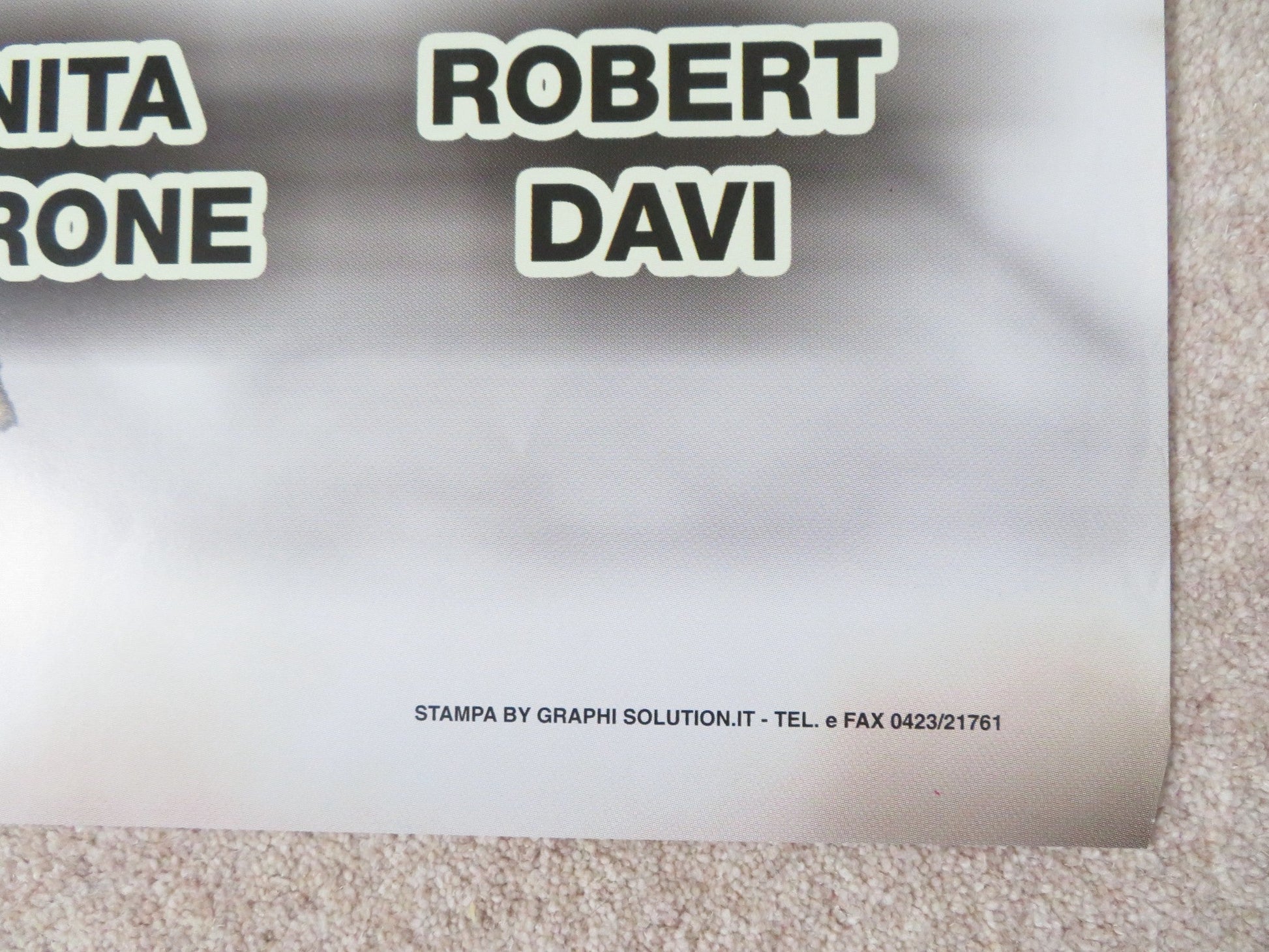 ONE LAST RIDE ITALIAN 2 FOGLIO POSTER ROBERT DAVI PATRICK CUPO 2004 Rendezvous Cinema Movie posters