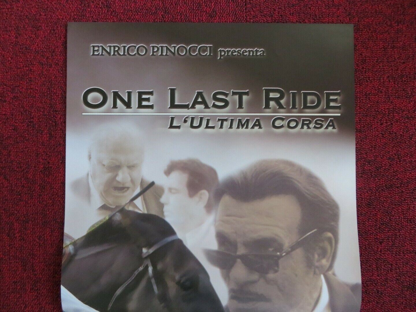 ONE LAST RIDE ITALIAN LOCANDINA (26.5"x12.5") POSTER CHARLES DURNING 2004 - Rendezvous Cinema