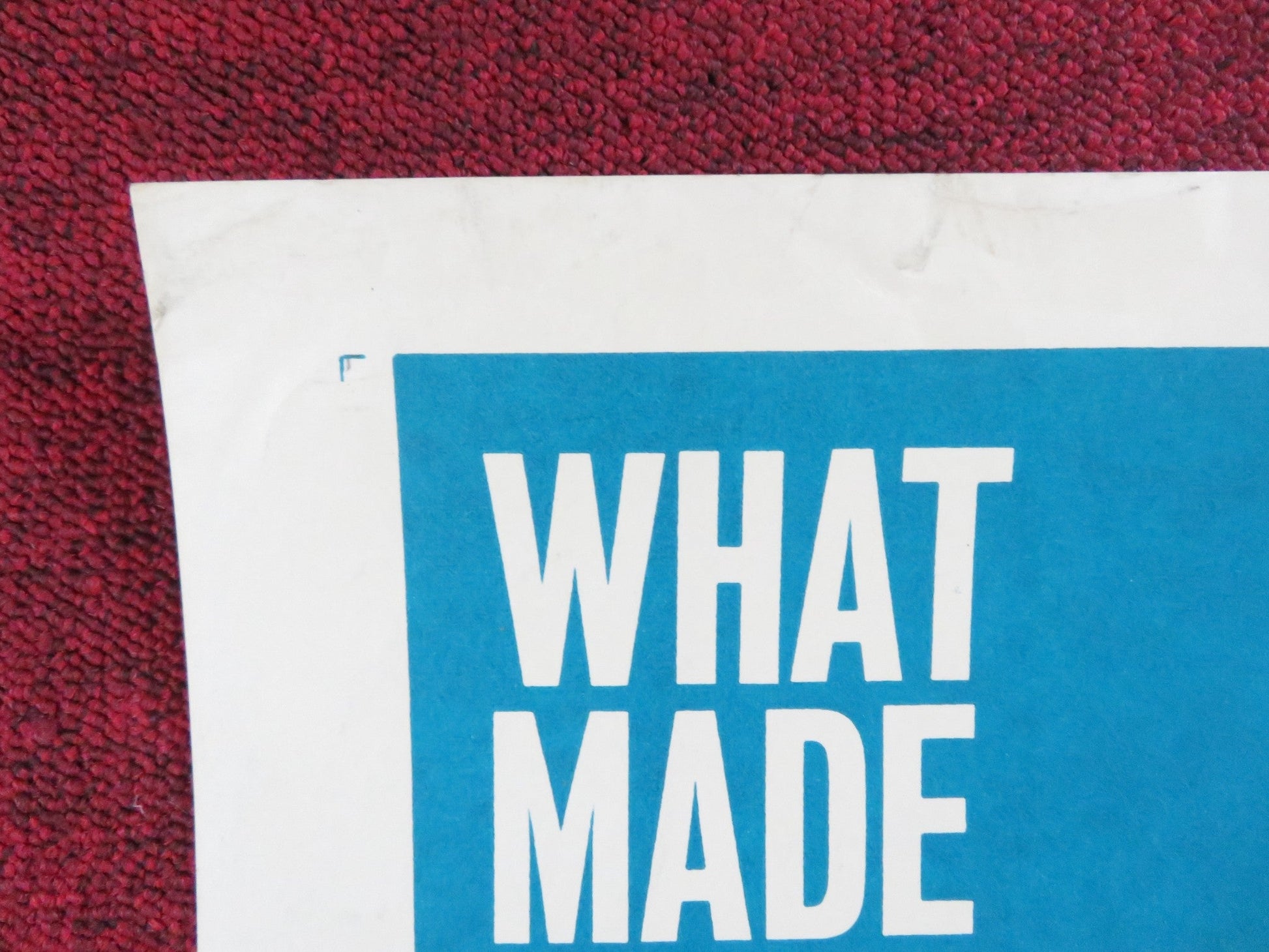 ONE MAN'S WAY US HALF SHEET (22"x 28") POSTER DON MURRAY DIANA HYLAND 1964 Rendezvous Cinema Movie posters