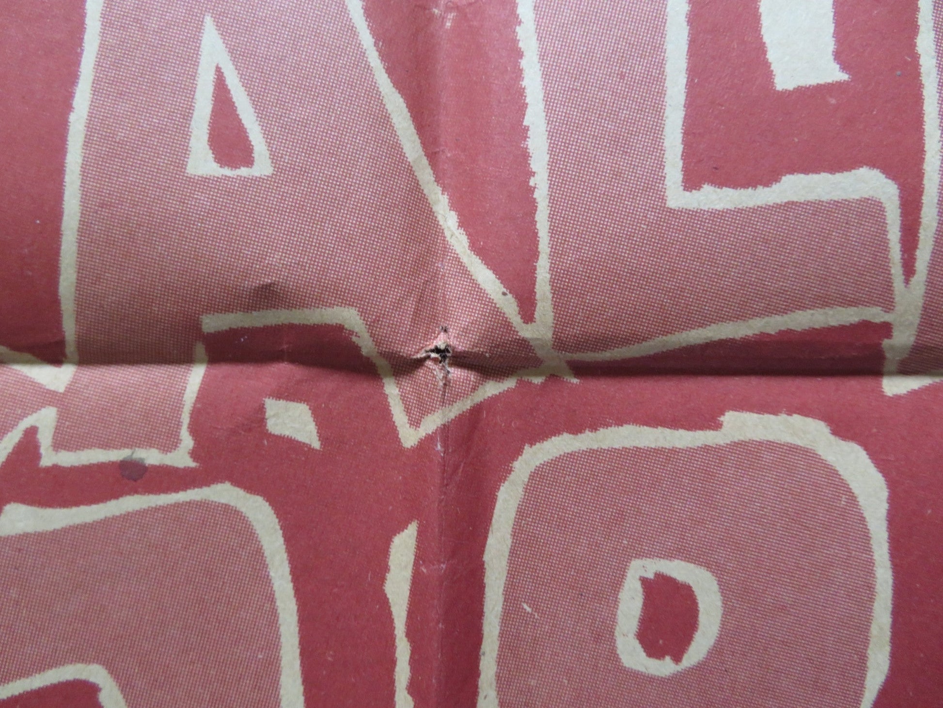 ONE MINUTE TO ZERO FOLDED MEXICAN POSTER ROBERT MITCHUM ANN BLYTH 1952 Rendezvous Cinema Movie posters