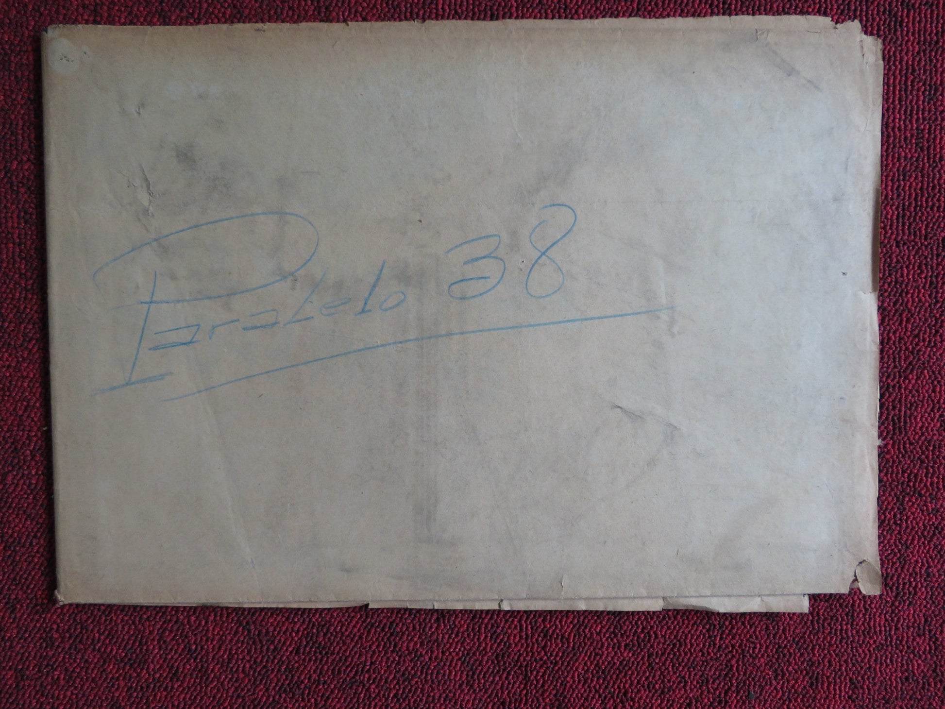 ONE MINUTE TO ZERO FOLDED MEXICAN POSTER ROBERT MITCHUM ANN BLYTH 1952 Rendezvous Cinema Movie posters