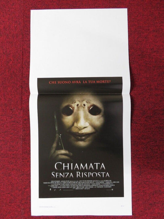 ONE MISSED CALL ITALIAN LOCANDINA (27.5"x13") POSTER EDWARDS BURNS 2008 Movie posters
