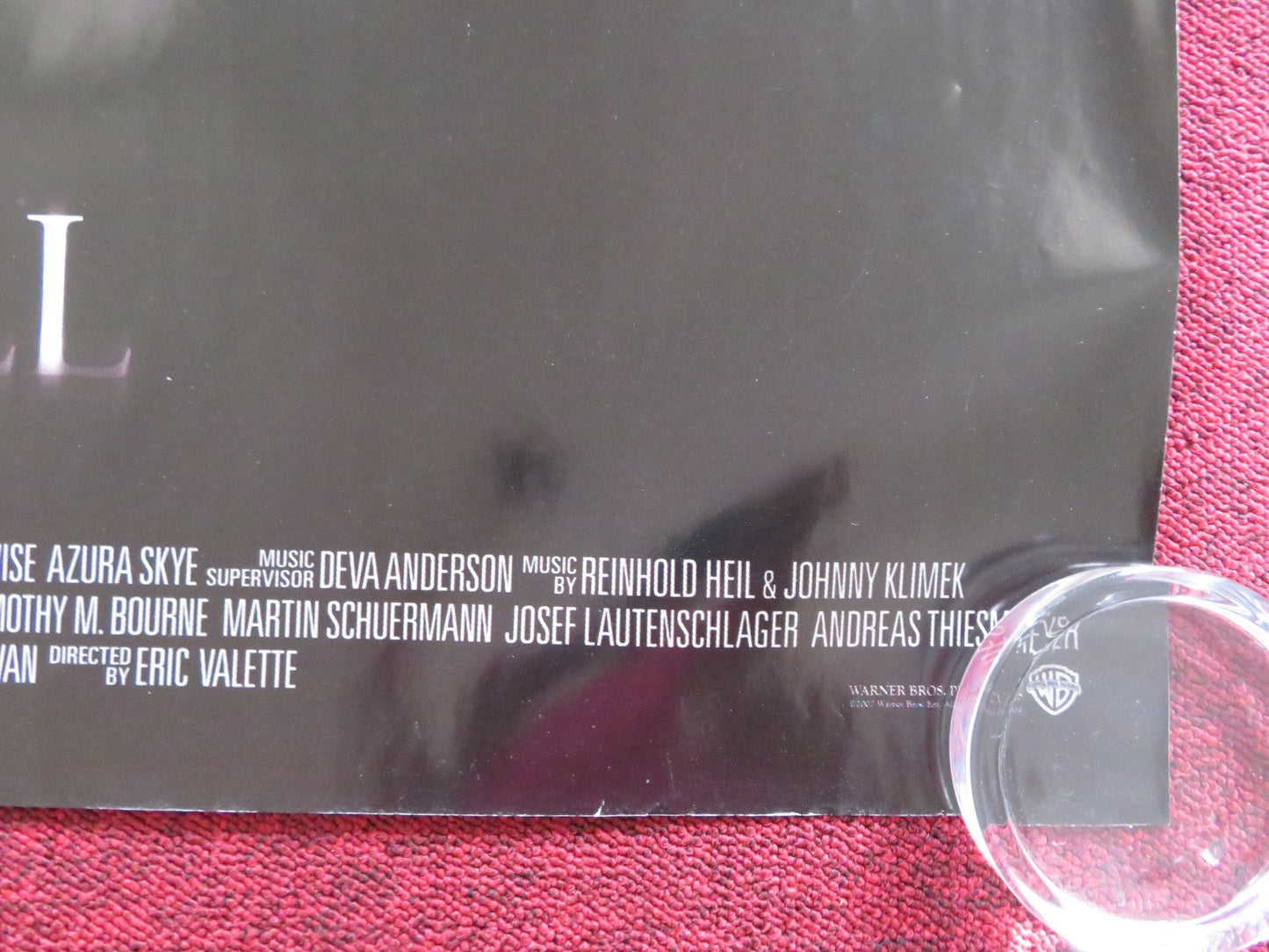 ONE MISSED CALL UK QUAD ROLLED POSTER SHANNYN SOSSAMON EDWARDS BURNS 2008 Rendezvous Cinema Movie posters