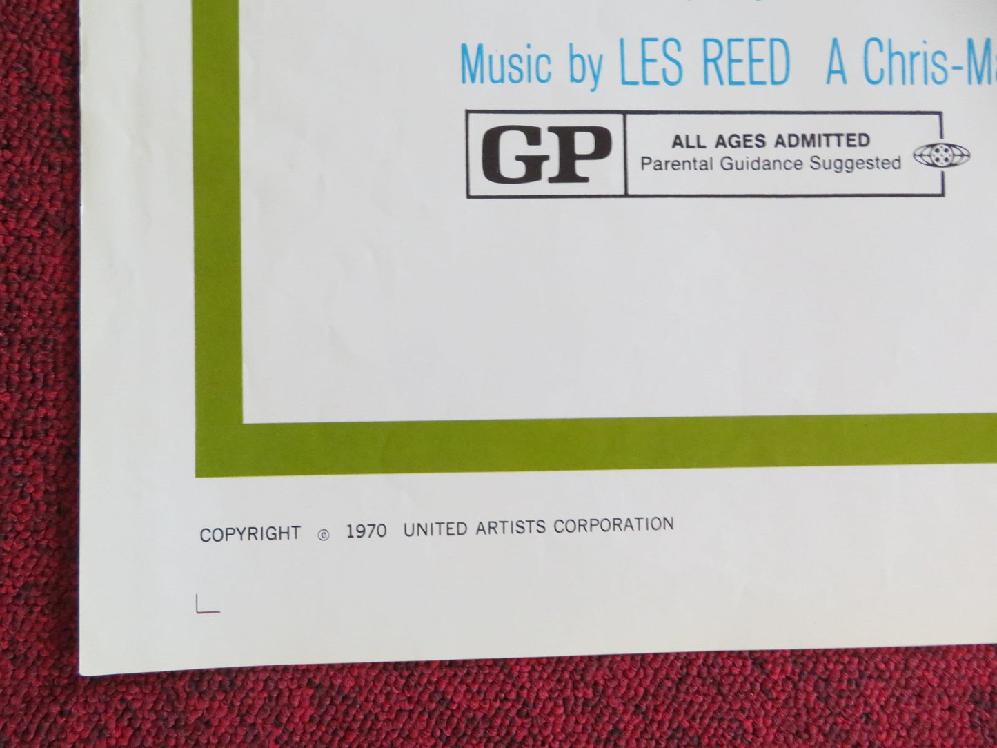 ONE MORE TIME FOLDED US ONE SHEET POSTER SAMMY DAVIS JR. PETER LAWFORD 1970 Rendezvous Cinema Movie posters