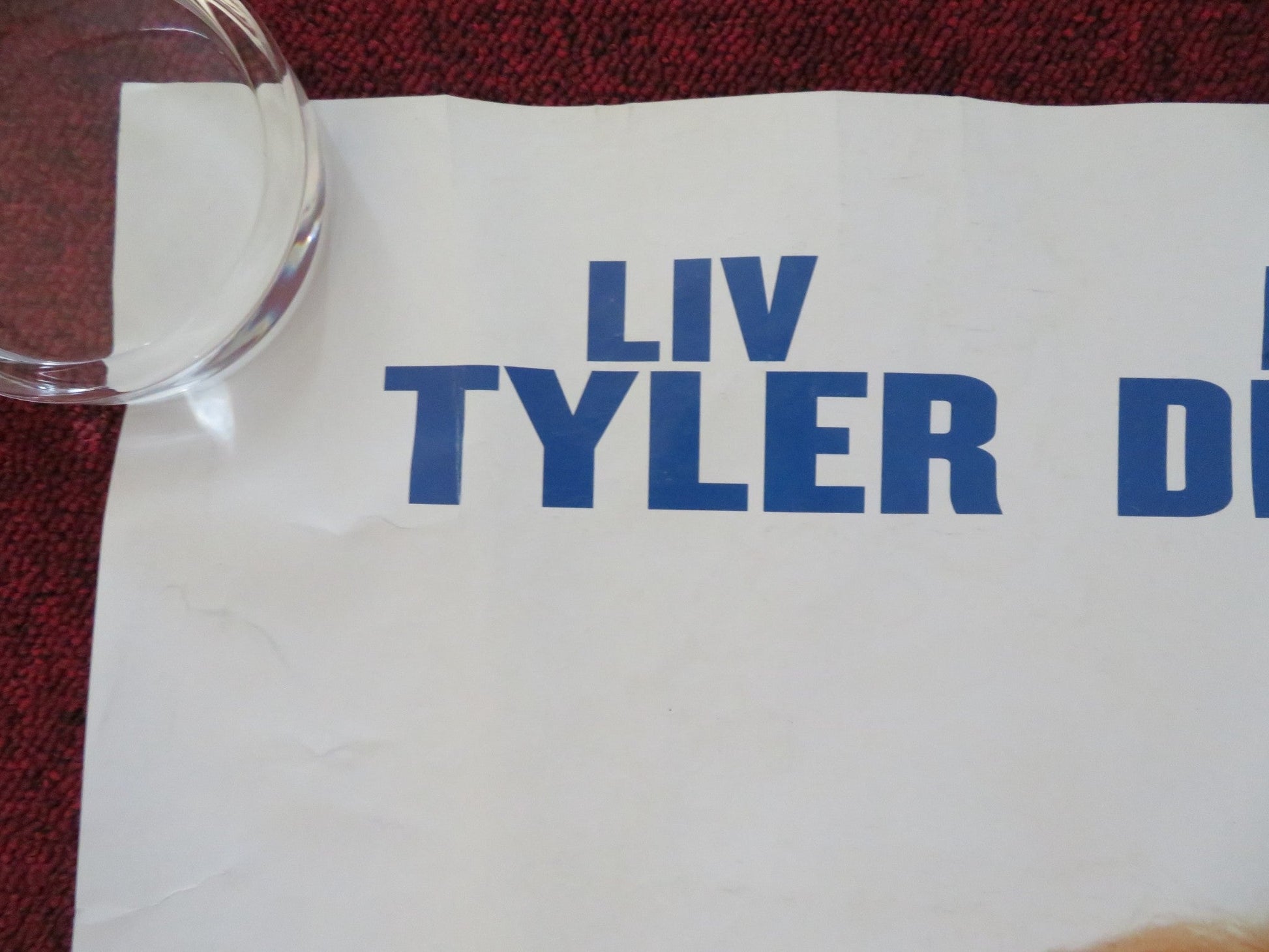 ONE NIGHT AT MCCOOL'S UK QUAD ROLLED POSTER MATT DILLON LIV TYLER 2001 Rendezvous Cinema Movie posters