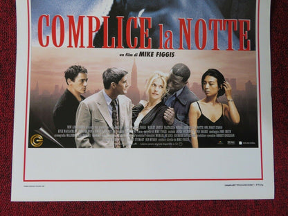 ONE NIGHT STAND ITALIAN LOCANDINA (27.5"x13") POSTER WESLEY SNIPES 1997 Movie posters