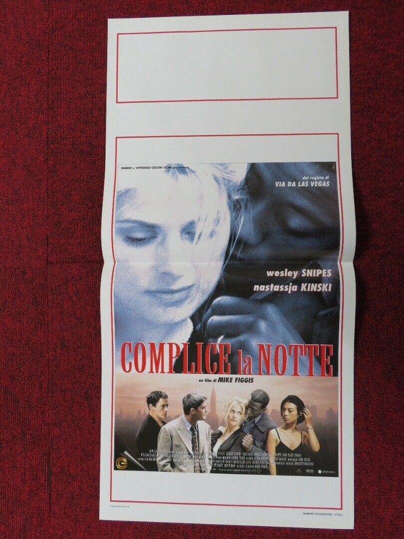 ONE NIGHT STAND ITALIAN LOCANDINA (27.5"x13") POSTER WESLEY SNIPES 1997 Movie posters