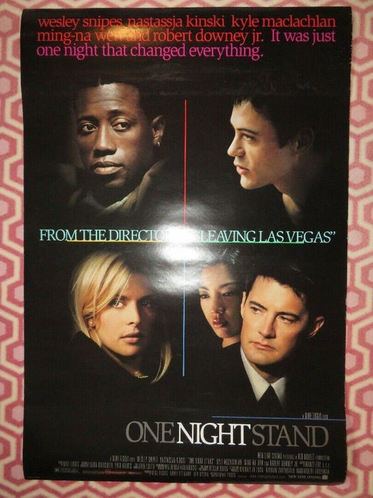 ONE NIGHT STAND US ONE SHEET ROLLED POSTER WESLEY SNIPES 1997 Rendezvous Cinema Movie posters