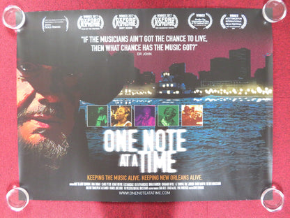 ONE NOTE AT A TIME UK QUAD ROLLED POSTER DR. JOHN IRMA THOMAS 2016 Rendezvous Cinema Movie posters