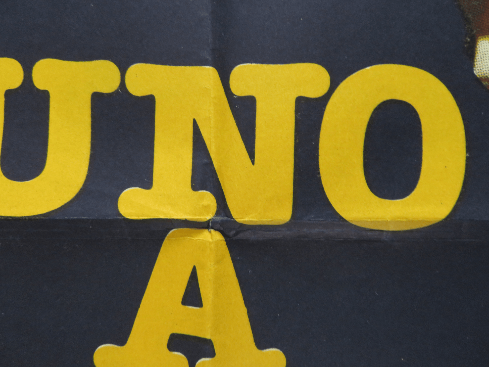 ONE ON ONE FOLDED ARGENTINA ONE SHEET POSTER BOBBY BENSON ANNETTE O'TOOLE 1977 Rendezvous Cinema Movie posters