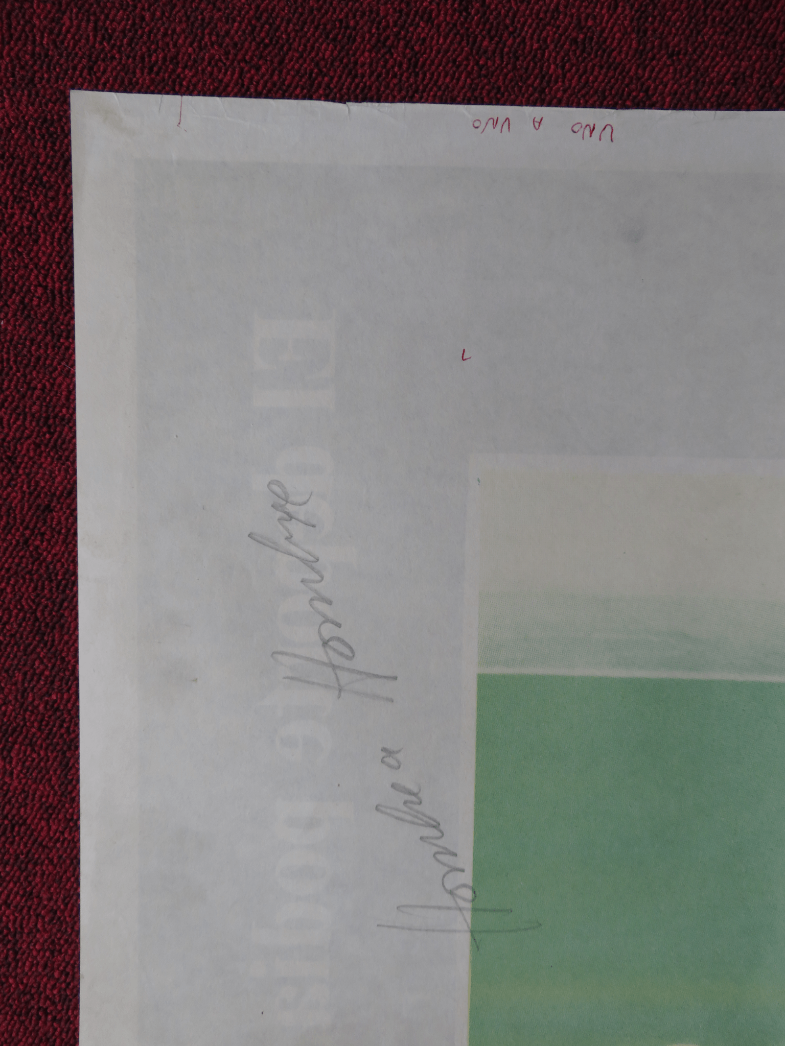 ONE ON ONE FOLDED ARGENTINA ONE SHEET POSTER BOBBY BENSON ANNETTE O'TOOLE 1977 Rendezvous Cinema Movie posters