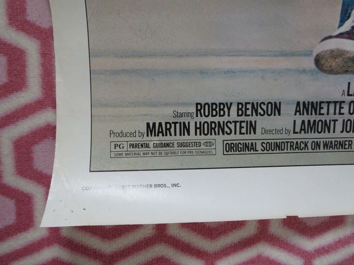 ONE ON ONE STYLE B US ONE SHEET POSTER ROBBY BENSON ANNETTE O'TOOLE '77 Movie posters