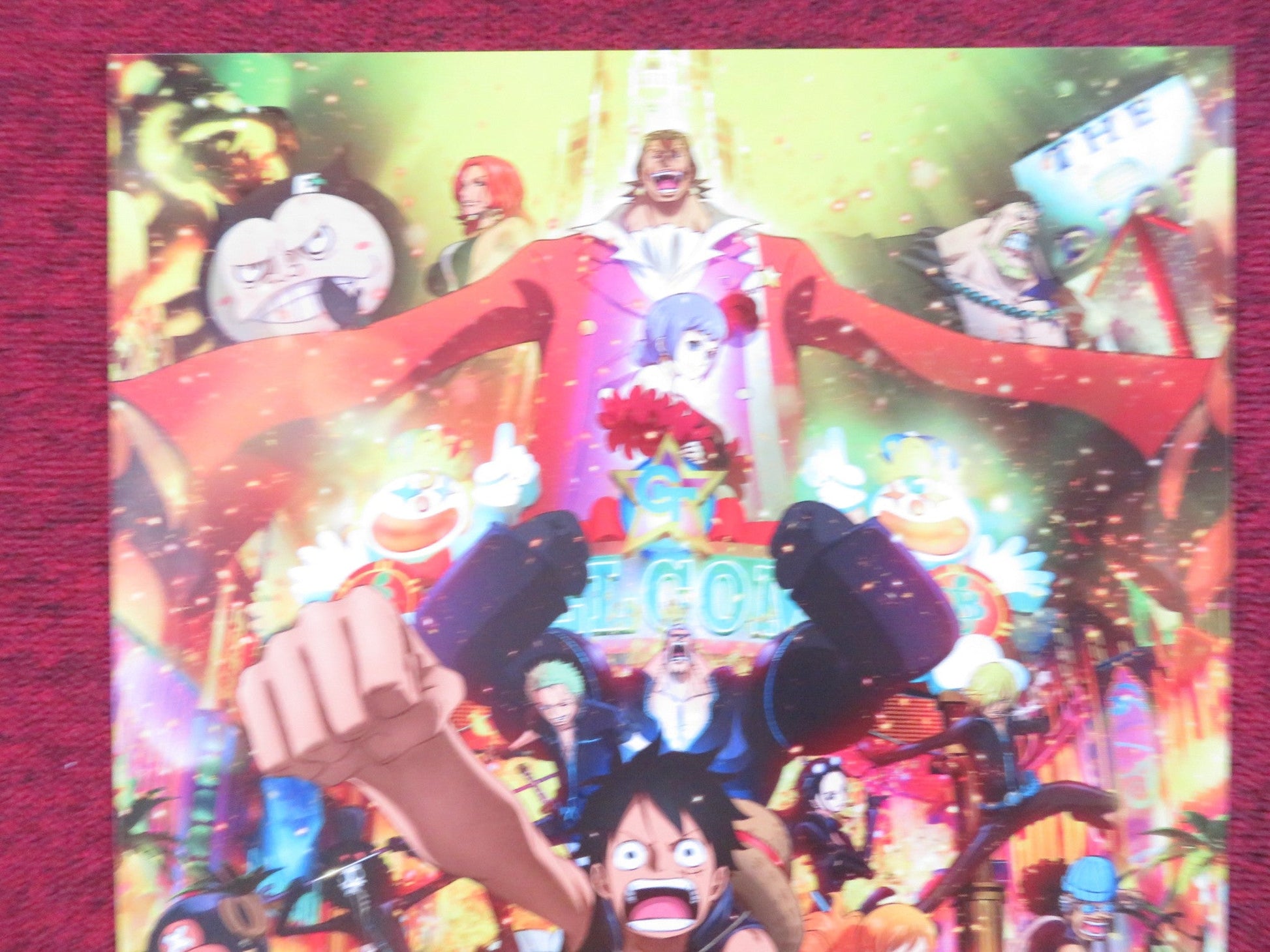 ONE PIECE FILM: GOLD ITALIAN LOCANDINA POSTER MAYUMI TANAKA NAKAI 2016 Rendezvous Cinema Movie posters