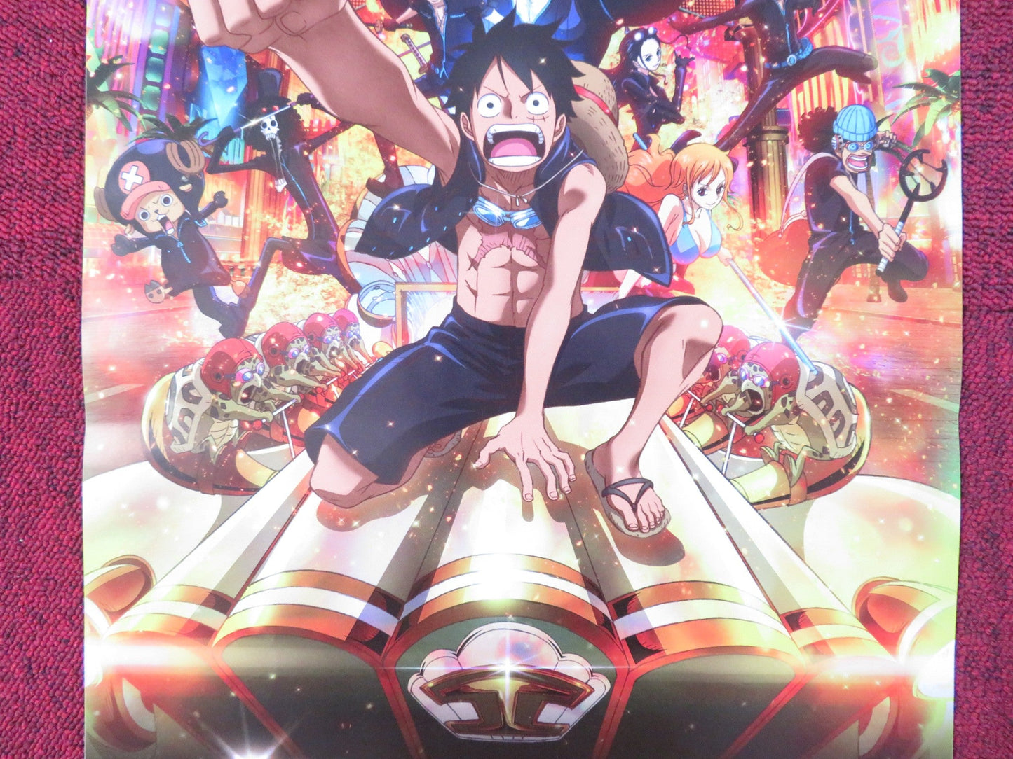 ONE PIECE FILM: GOLD ITALIAN LOCANDINA POSTER MAYUMI TANAKA NAKAI 2016 Rendezvous Cinema Movie posters