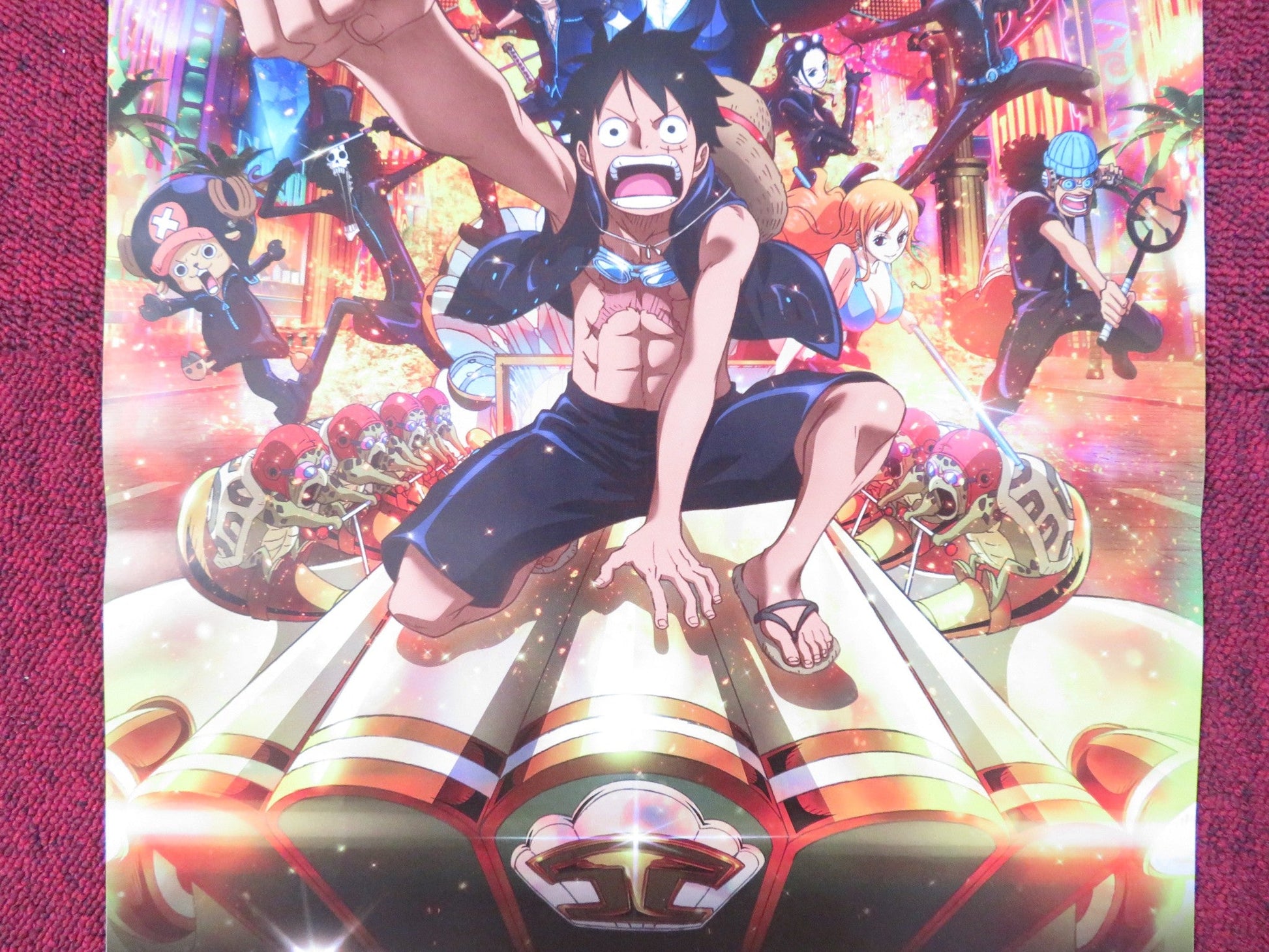 ONE PIECE FILM: GOLD ITALIAN LOCANDINA POSTER MAYUMI TANAKA NAKAI 2016 Rendezvous Cinema Movie posters