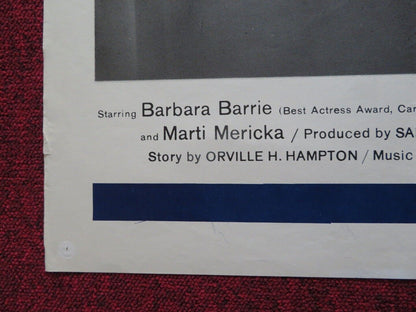 ONE POTATO TWO POTATO FOLDED US ONE SHEET POSTER BERNIE HAMILTON BARBARA BARRIE Movie posters