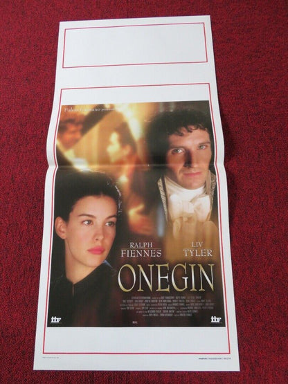 ONEGIN ITALIAN LOCANDINA (27.5"x13") POSTER LIV TYLER RALPH FIENNES 1999 Movie posters