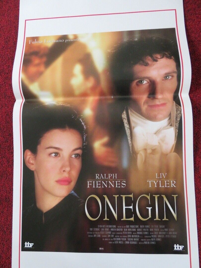 ONEGIN ITALIAN LOCANDINA (27.5"x13") POSTER LIV TYLER RALPH FIENNES 1999 Movie posters