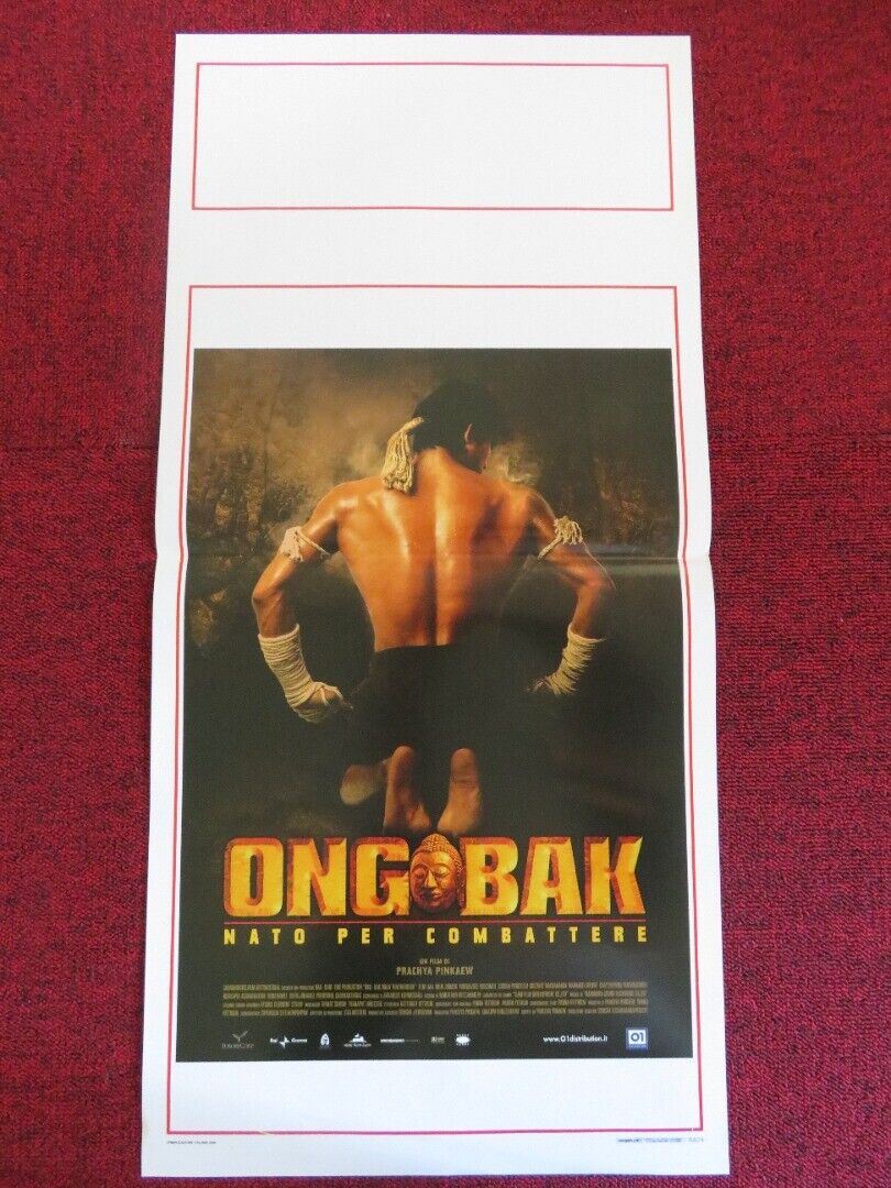 ONGBAK NATO PER COMBATTERE ITALIAN LOCANDINA (27.5"x13") POSTER P PINKAEW 2003 - Rendezvous Cinema