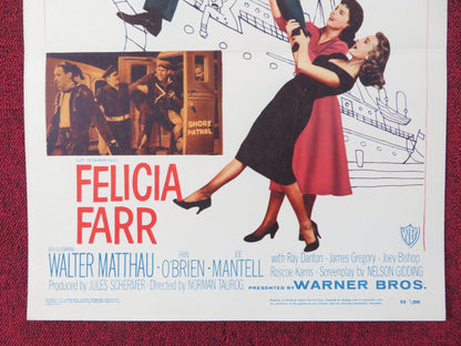 ONIONHEAD US INSERT (14"x 36") POSTER ANDY GRIFFITH WALTER MATTHAU 1958 Rendezvous Cinema Movie posters