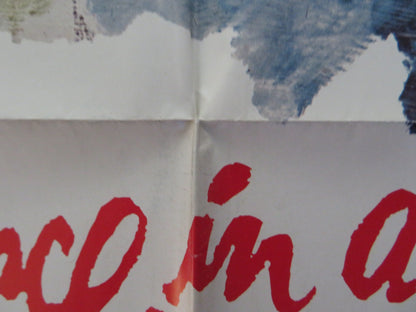 ONLY ONCE IN A LIFETIME FOLDED US ONE SHEET POSTER MIGUEL ROBELO 1979 Rendezvous Cinema Movie posters