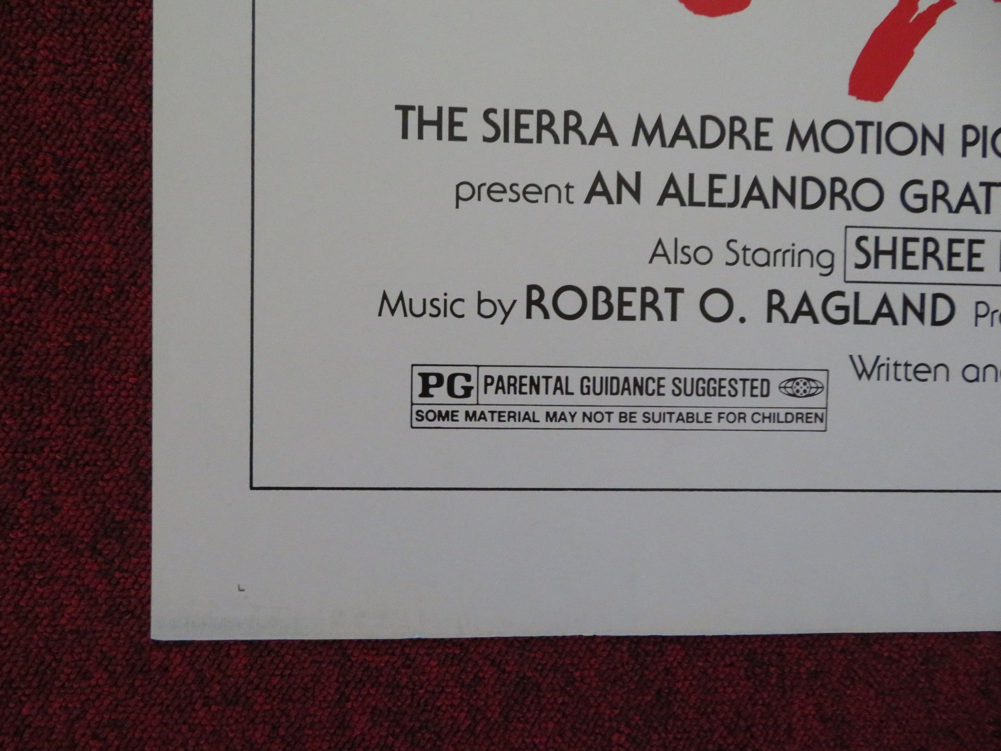 ONLY ONCE IN A LIFETIME FOLDED US ONE SHEET POSTER MIGUEL ROBELO 1979 Rendezvous Cinema Movie posters