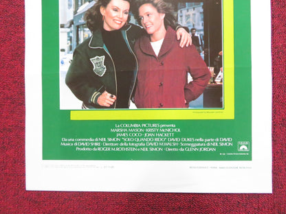 ONLY WHEN I LAUGH ITALIAN LOCANDINA POSTER MARSHA MASON KRISTY MCNICHOL 1981 Rendezvous Cinema Movie posters