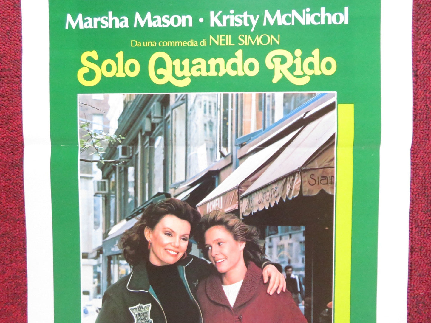 ONLY WHEN I LAUGH ITALIAN LOCANDINA POSTER MARSHA MASON KRISTY MCNICHOL 1981 Rendezvous Cinema Movie posters