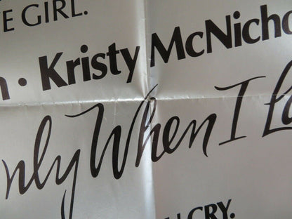 ONLY WHEN I LAUGH ONE SHEET POSTER FOLDED MARSHA MASON KRISTY MCNICHOL 1981 Movie posters
