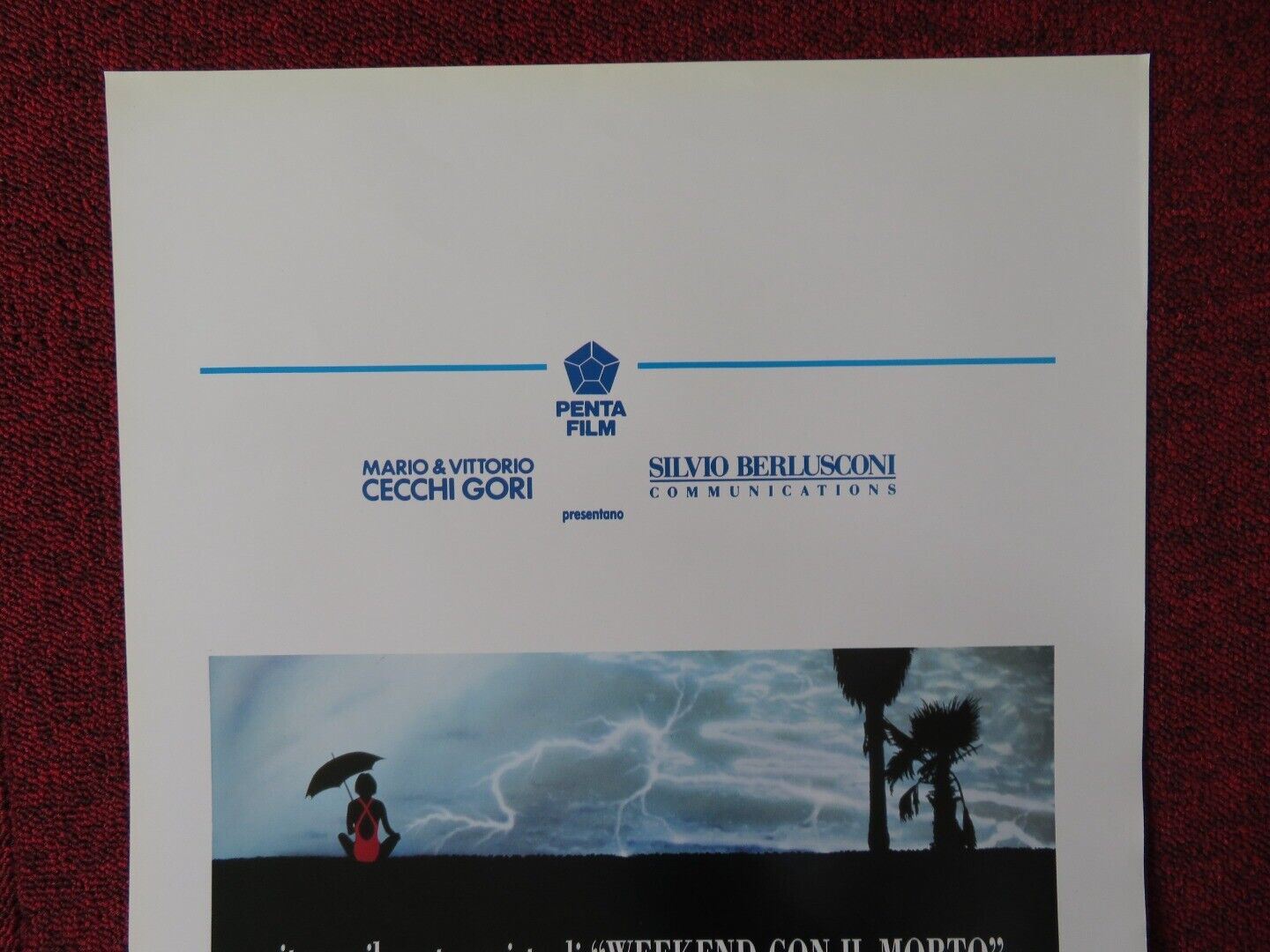 ONLY YOU ITALIAN LOCANDINA (27.5"x13") POSTER ANDREW MCCARTHY KELLY PRESTON 1992 Movie posters