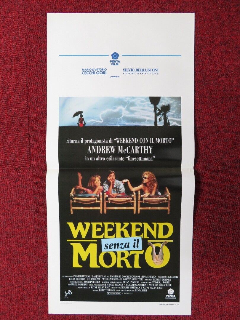 ONLY YOU ITALIAN LOCANDINA (27.5"x13") POSTER ANDREW MCCARTHY KELLY PRESTON 1992 Movie posters