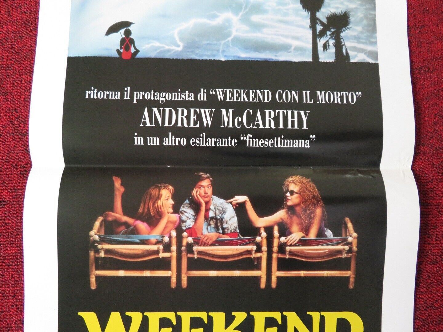 ONLY YOU ITALIAN LOCANDINA (27.5"x13") POSTER ANDREW MCCARTHY KELLY PRESTON 1992 Movie posters