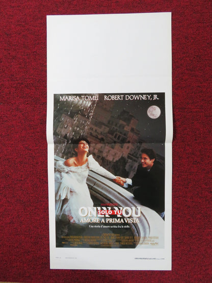 ONLY YOU ITALIAN LOCANDINA POSTER ROBERT DOWNEY JR. MARISA TOMEI 1994 Rendezvous Cinema Movie posters