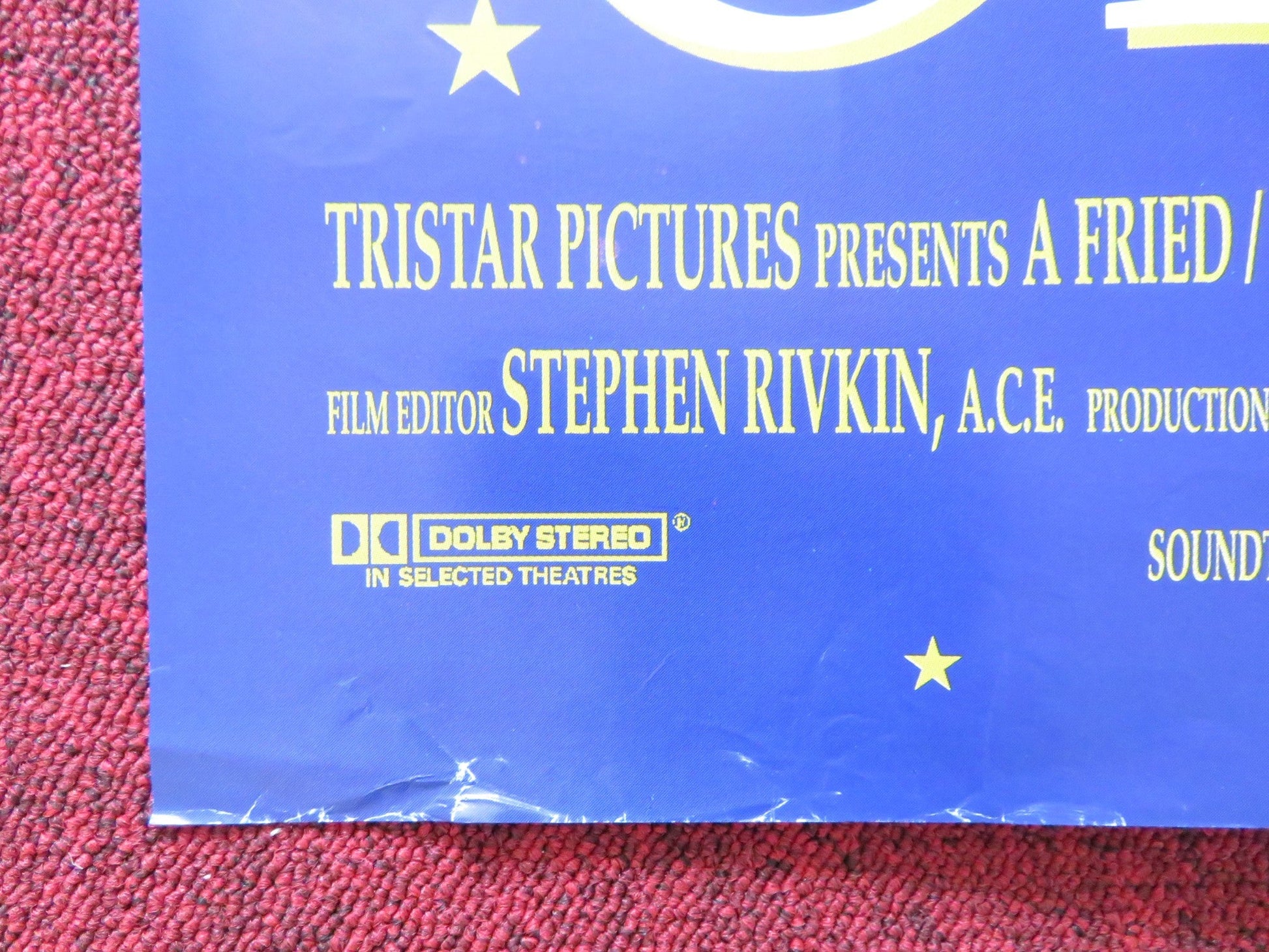 ONLY YOU UK QUAD POSTER FOLDED MARISA TOMEI ROBERT DOWNEY JR. 1994 Rendezvous Cinema Movie posters