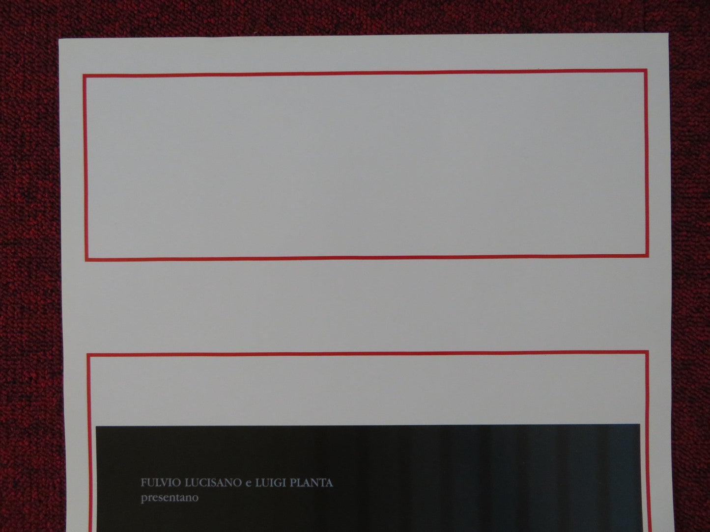 ONOREVOLI DETENUTI ITALIAN LOCANDINA POSTER MASSIMO DE FRANCOVICH G. CAVINA 1999 Rendezvous Cinema Movie posters