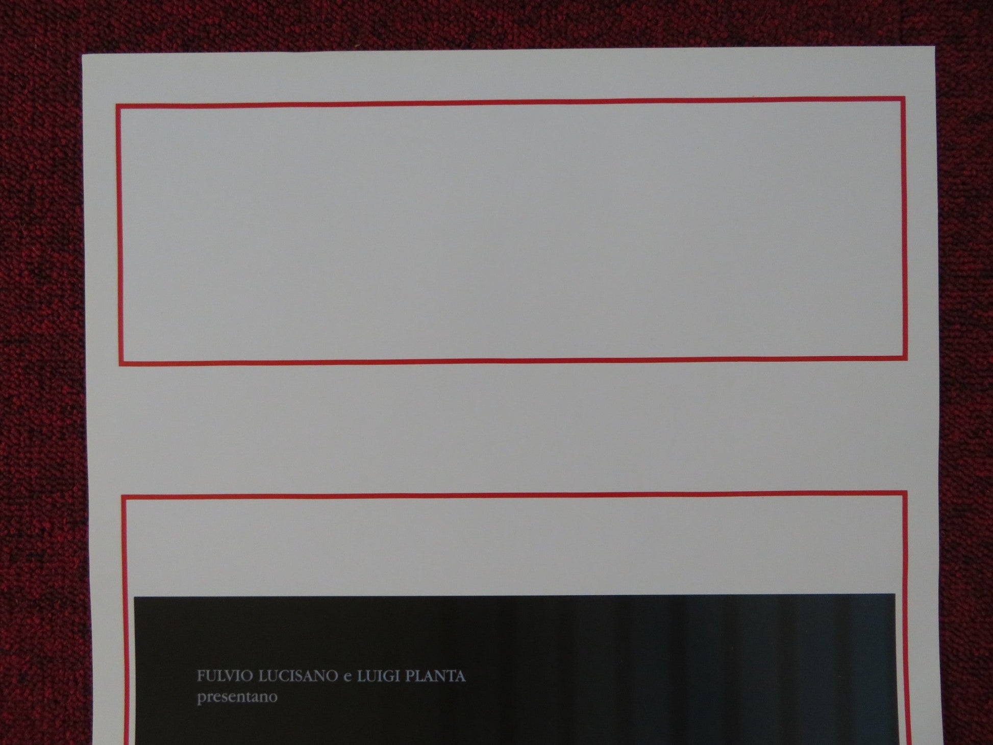 ONOREVOLI DETENUTI ITALIAN LOCANDINA POSTER MASSIMO DE FRANCOVICH G. CAVINA 1999 Rendezvous Cinema Movie posters