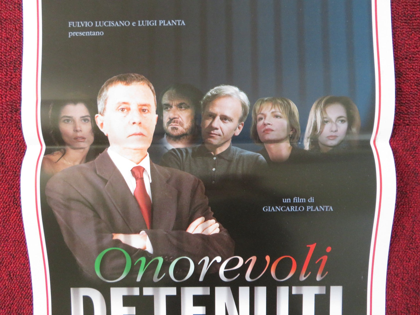 ONOREVOLI DETENUTI ITALIAN LOCANDINA POSTER MASSIMO DE FRANCOVICH G. CAVINA 1999 Rendezvous Cinema Movie posters