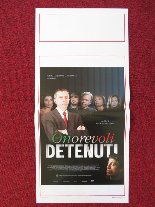 ONOREVOLI DETENUTI ITALIAN LOCANDINA POSTER MASSIMO DE FRANCOVICH G. CAVINA 1999 Rendezvous Cinema Movie posters