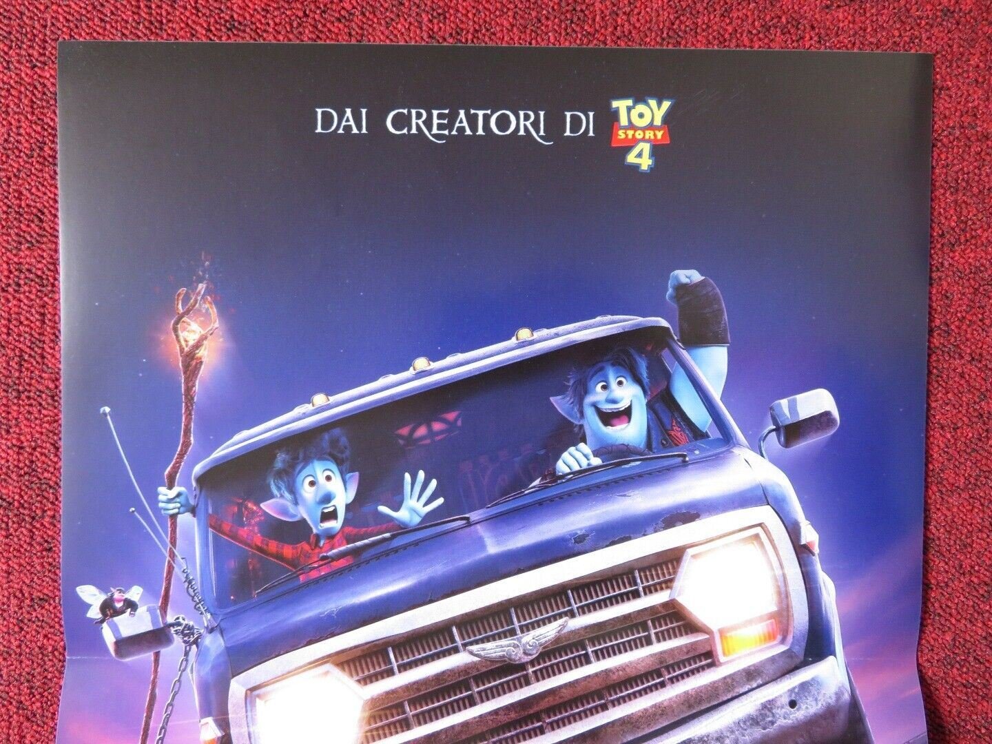 ONWARD ITALIAN LOCANDINA (26.5"x12.5") POSTER DISNEY PIXAR TOM HOLLAND 2020 - Rendezvous Cinema