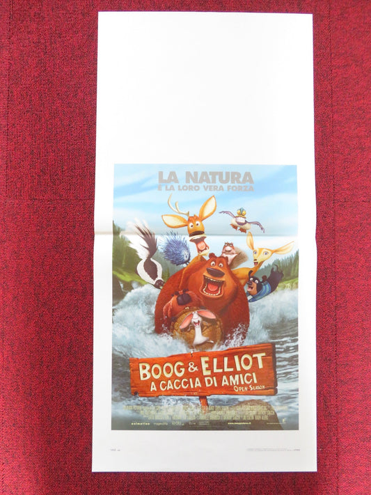 OPEN SEASON ITALIAN LOCANDINA POSTER ASHTON KUTCHER MARTIN LAWRENCE 2006 Rendezvous Cinema Movie posters