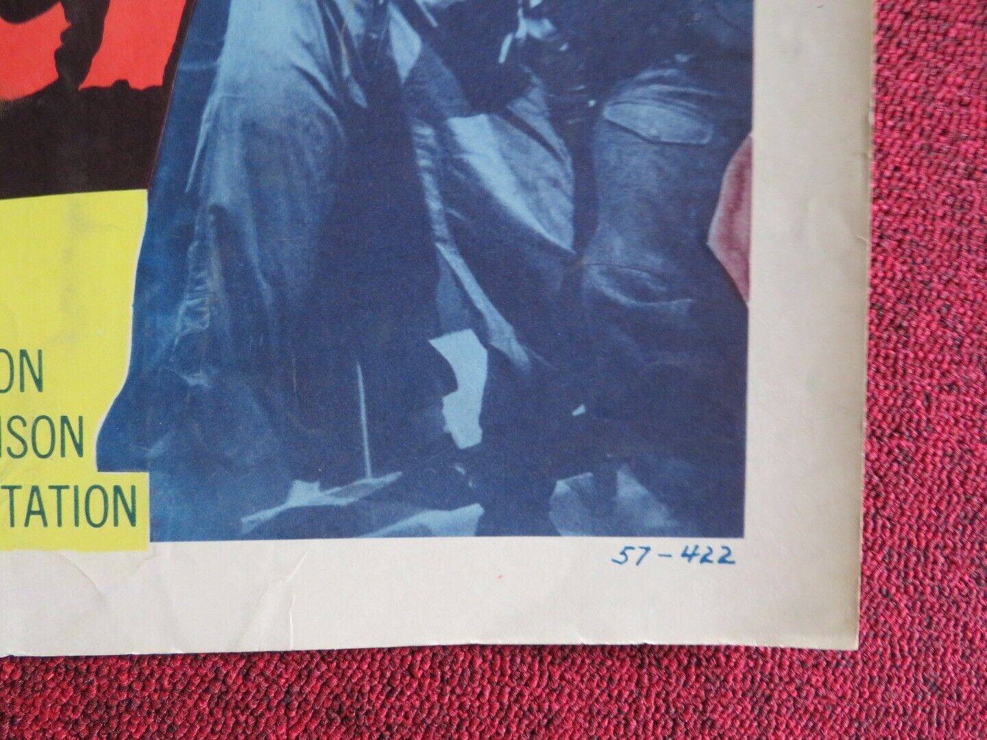 OPERATION CONSPIRACY US HALF SHEET (22"x 28") POSTER PHILIP FRIEND 1957 Movie posters