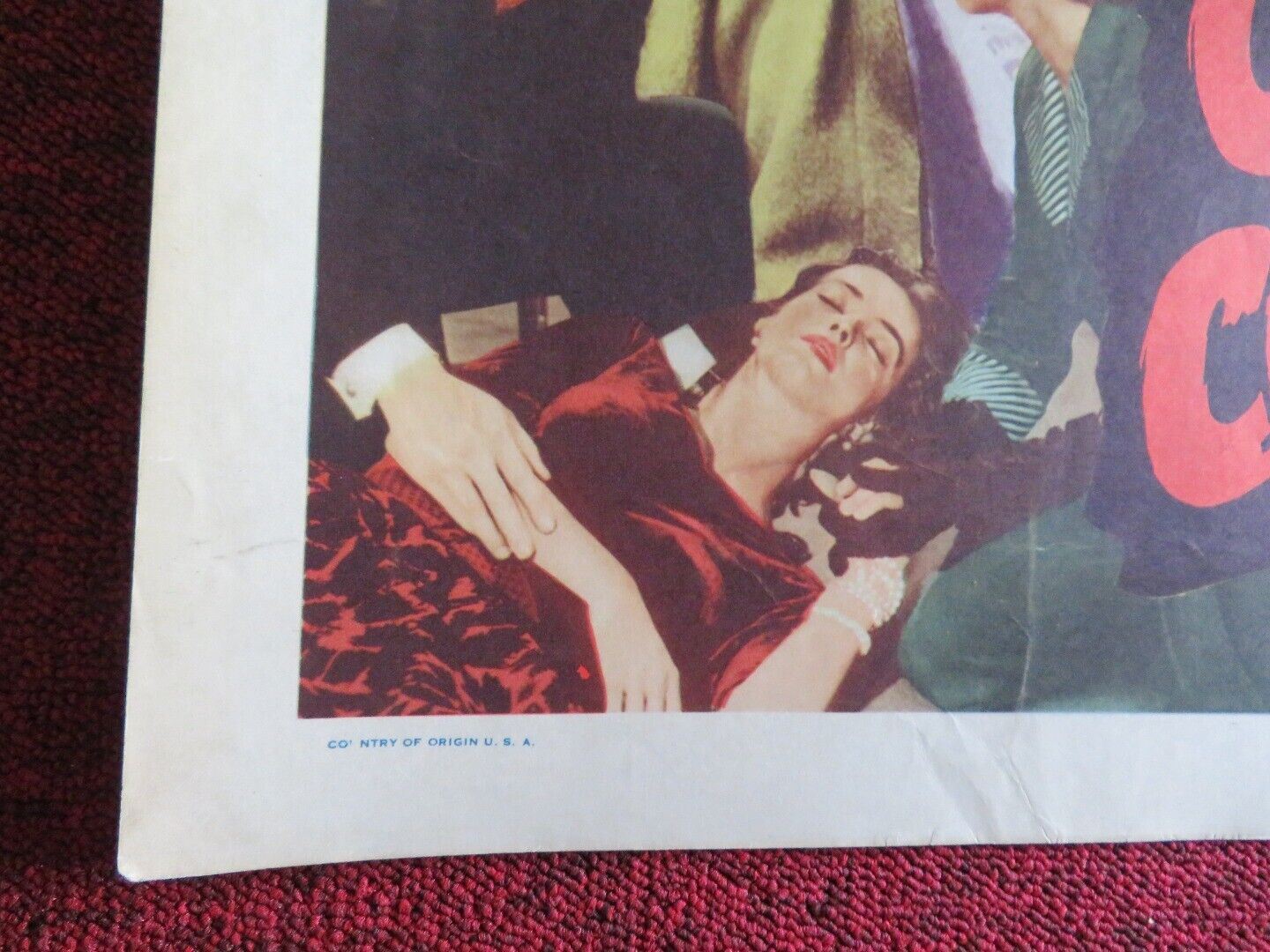 OPERATION CONSPIRACY US HALF SHEET (22"x 28") POSTER PHILIP FRIEND 1957 Movie posters