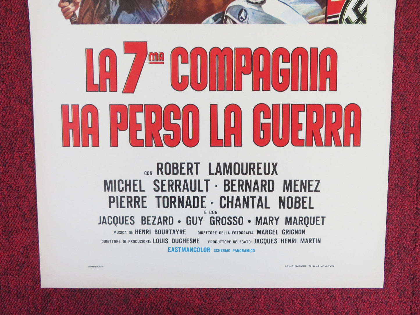 OPERATION LADY MARLENE ITALIAN LOCANDINA POSTER MICHEL SERRAULT B. MENEZ 1976 Rendezvous Cinema Movie posters
