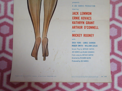 OPERATION MAD BALL US INSERT (14"x 36") POSTER JACK LEMMON ERNIE KOVACS 1957 Movie posters