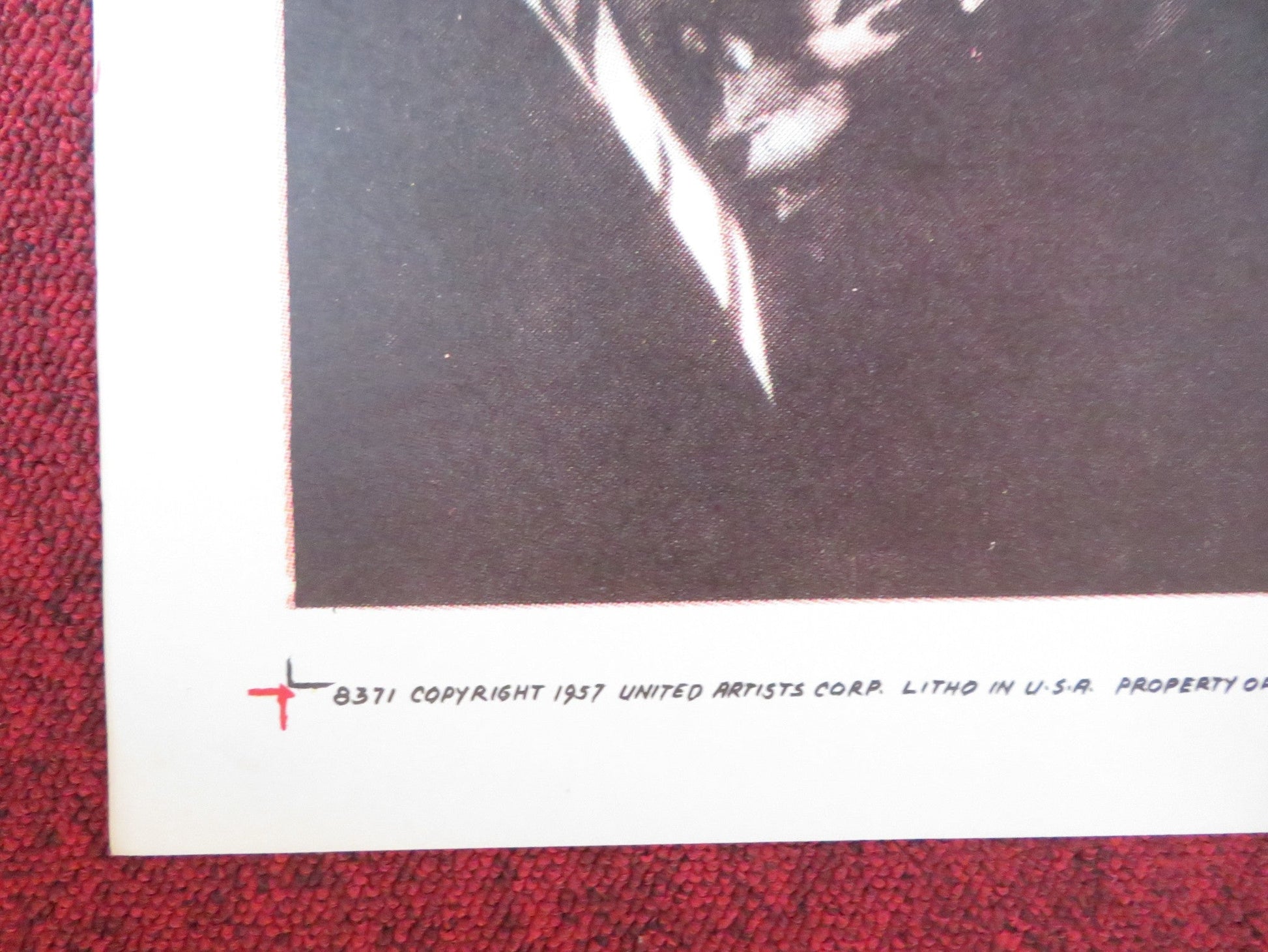 OPERATION MURDER FOLDED US ONE SHEET POSTER TOM CONWAY SANDRA DORNE 1957 Rendezvous Cinema Movie posters