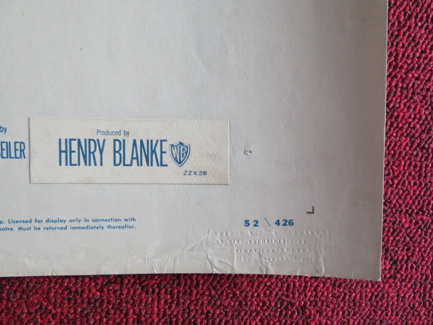 OPERATION SECRET US HALF SHEET (22"x 28") POSTER CORNEL WILDE 1952 Movie posters