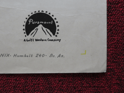 OPERATION ST. PETERS FOLDED ARGENTINA ONE SHEET POSTER LANDO BUZZANCA 1967 Rendezvous Cinema Movie posters